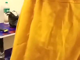Exotic Cuckold Wife Teases Lover in Pink Bra Saree Navel Show in Hotel Bliss by Hotwifeplayx!