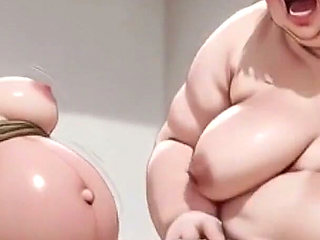 Fat SSBBW Enslaving Pregnant Slave - Tight Bondage & Desperate Lust