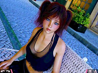 Anime strip game, double homework epilogue, animated teen