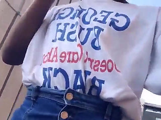 Saturday stroll. This fine ass guy in his car honked and smiled.