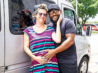 Busty Mature Granny Takes Hard Anal BBC in Van - Rough Doggy Style Fuck