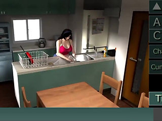 Cheating JAV Housewife Seduces Repairman and Fucks Him While on Phone with Her Husband!!