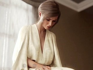 Step-siblings get it on while she indulges in some self-pleasure