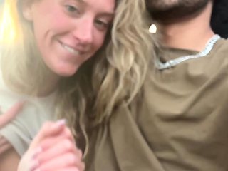 The blonde babe is having some kinky fun with her boyfriend.