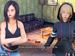 Flirty teen redhead in PC porn games adventure