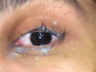 Piss and Throat Fuck with Cum in the Eye