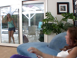 Lilly Banks and her sapphic friend have their pussies licked