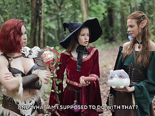 Young beauty shares passionate fantasy adventure