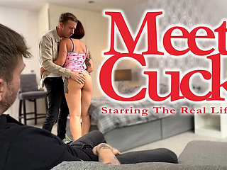 Cuckold Husband Watches Big Cock Fill Wife's Wet Pussy with Cum