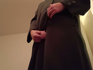 Green coat