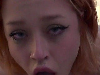Young Ginger Cutie Sabrina Nicole Gets Fucked by Big Dick Brit