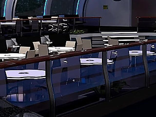 Stranded in Space - Stripper MILF Flashes Her Big Tits