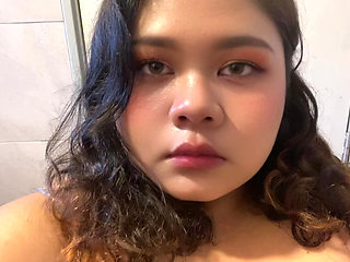 Teasing before shower