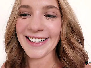 First Time Casting: Blonde Teen Becky Summer Takes Tyler Nixon's Big Cock in Intense Cowgirl Ride