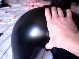 Leather Leggings Doggystyle Fuck