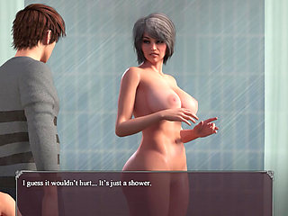 Brother's Wife Teach me How to Take a Shower Together.