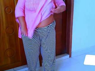 Hot Big Boobs BBW Collage Girl Gets Rough Fucked by Hostel Cleaner Guy When She Was Honry