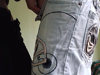 Two Girlfriends Masturbate and Cum in Jeans