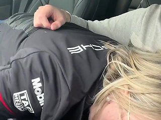 I Suck While Driving My Boyfriend While Passing Trucks Ahah