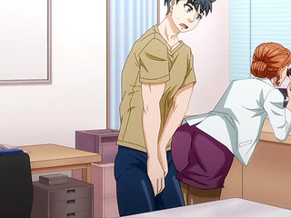 Horny Slut Doctor Gets Fucked By Patient On The Consulting Table ( Anime )