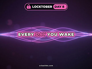 Locktober Day 8 Cage Sissy Edging Denial