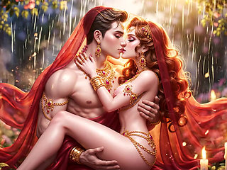 Soft Candle Light Mein Desi Wife Ki Intimate Night - White Saree Mein Husband Ke Saath Full Embrace Sex