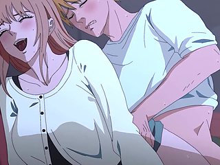 Fucking gorgeous Makima from Chainsaw Man right in the movie theater