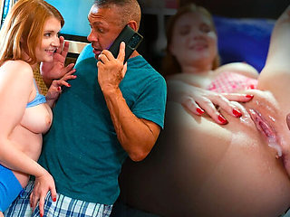 Horny Stepdad Fucks Hairy Redhead Teen Harlow West - Amateur Taboo 4K Porn