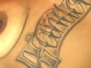 Hot Brunette Gives Footjob to Big Dick!