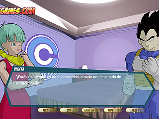 Dragon BallZ Fuck Fusion - Goku and Vegeta Competing to See Who Fucks Bulma Better