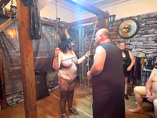Part 1:- Lanista Bear takes Zar his female submissive in the dungeon for the first time.