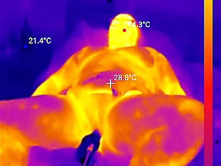 First BBC Sex Machine Fuck: Oiled up BBW Cums Hard on Your Massive Cock, 15 Min Ride and Cum Countdown, POV Thermal