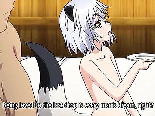 Horny Catgirl Gets Creampie by Hero in Hot Hentai Sex