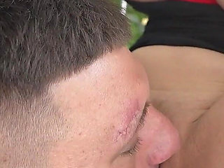 Oily Handjob in Stockings, Pussy Licking, Reverse Cowgirl in a Massage Parlor!