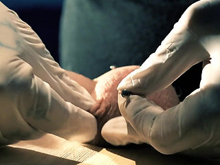 First Time Ball Nailing and Needles Through Gland