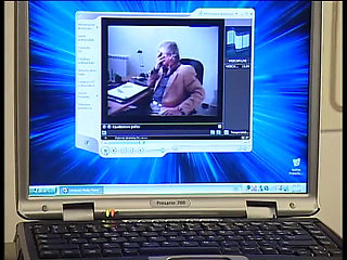 Hot Brunette Pounded Hard by Older Stud in Office