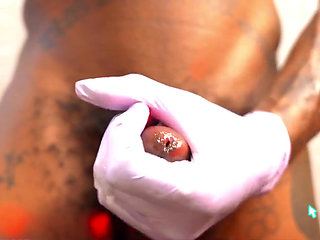 Big Black Cock Hallelujah Johnson Living Masturbating Cumshot