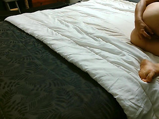 Masturbating While Step Daddy Watches