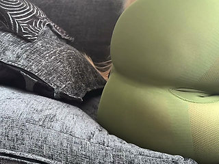 Girl Farting in Yoga Leggings