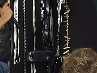 Hairy Pussies and the Three Slaves Swallow Cum