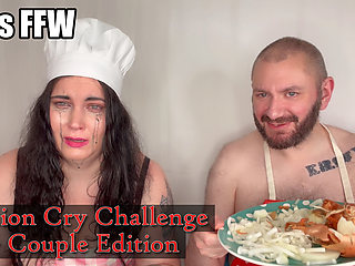 Onion Screaming Challenge Couple Edition - Cum Facial Ending