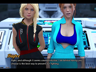 Stranded in Space - Choosing Between the Stepsisters Busty Red Head or the Beuatiful Busty Blonde Virgin
