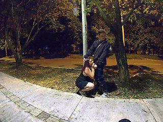 Mature Sucks My Cock in the Park