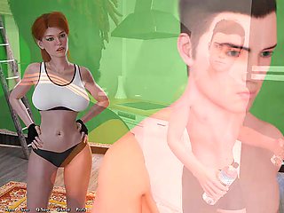 Bikini-clad 3D animated hentai fun