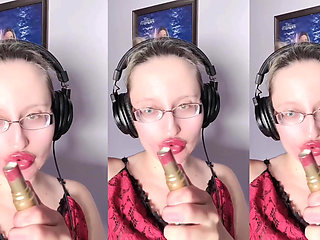 Asmr Sweet Chocolate Eating- Asmr, Eyeglasses, Giantess, Lipstick, Big Lips, Mough, Food, Face Fetish, Long Nails