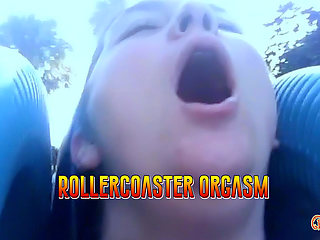 Rollercoaster Orgasm: Secret Vibe Ride at the Theme Park