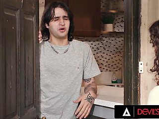 Nico Luva Craves Brutal Anal Pounding and Gags on Deep Throat Face Fucking During Rough Hardcore Session