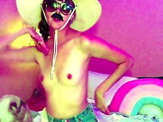 Cute blonde amateur webcam teen masturbating