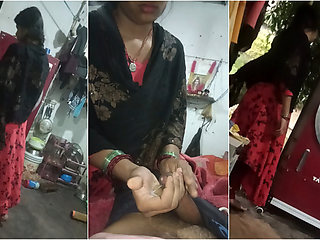 Elder drains water from cock Hindi Audio: Best handjobs