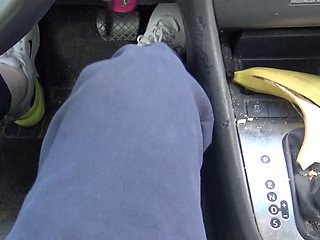 Milf Souzan Halabi catches a real voyeur showing off his hard dick to her